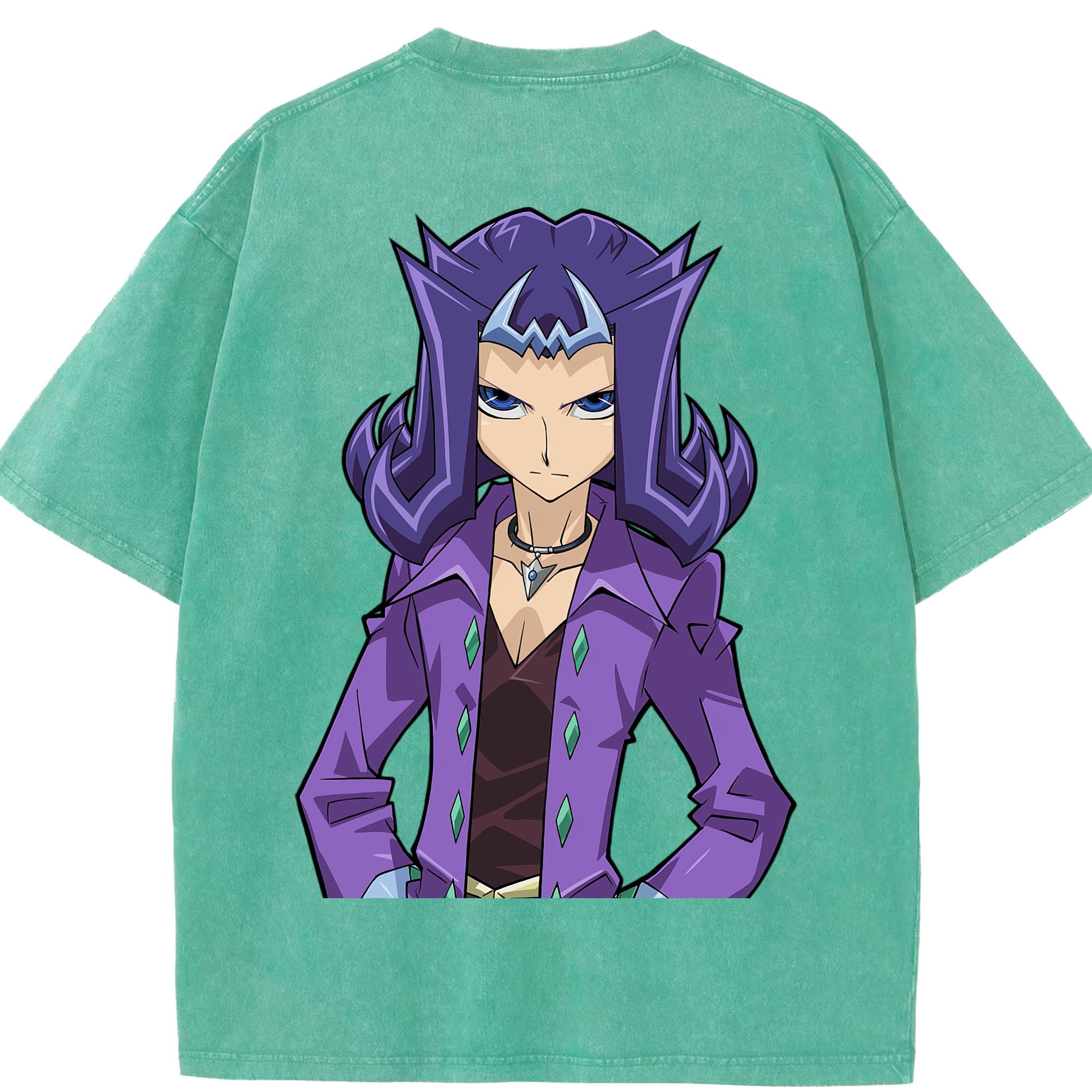 （画像用） 遊☆戯☆王 Yu-Gi-Oh! 綿100% ヴィンテージ風 半袖Tシャツ（背面プリント）